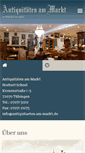 Mobile Screenshot of antiquitaeten-am-markt.de